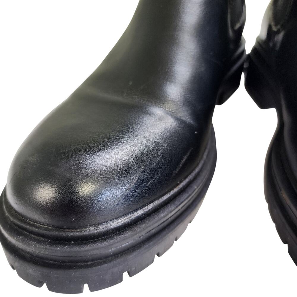 Steve Madden Black Ankle Boots - Picture 6 of 14
